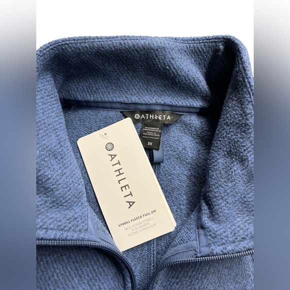 Athleta Stroll Fleece Full Zip Jacket - Picture 6 of 10